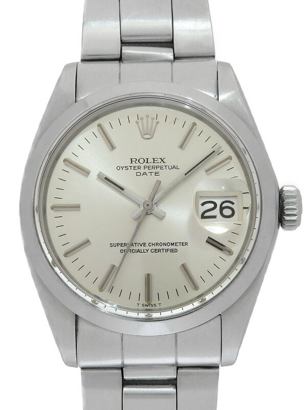 【ROLEX】【アンティーク】【OH済】【巻きブレス】【Cal.1570】ロレックス『オイスターパーペチュアルデイト』1500 370****番’73年頃製 メンズ 自動巻【中古】