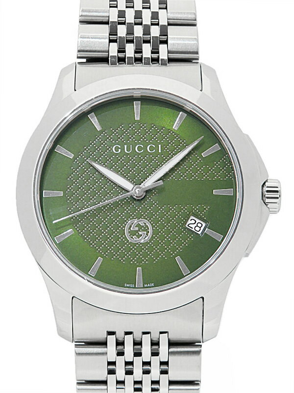 GUCCI】【電池交換済】グッチ『Gタイムレス』YA1264108 メンズ