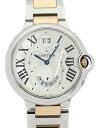 【Cartier】【電池交換・仕上済】カルティエ『バロンブルー 2タイムゾーン』W6920027 メ ...