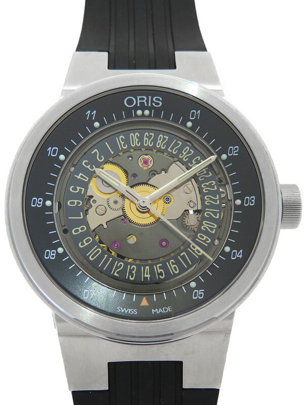 【ORIS】【裏スケ】オリス『ウィリアムズ スケルトンエンジン デイト』01 733 7560 41 ...