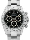 【ROLEX】【黒文字盤】【’21年日ロレOH済】ロレックス『コスモグラフ デイトナ』116520 Y番’02年頃製 メンズ 自動巻き 12ヶ月保証【中古】