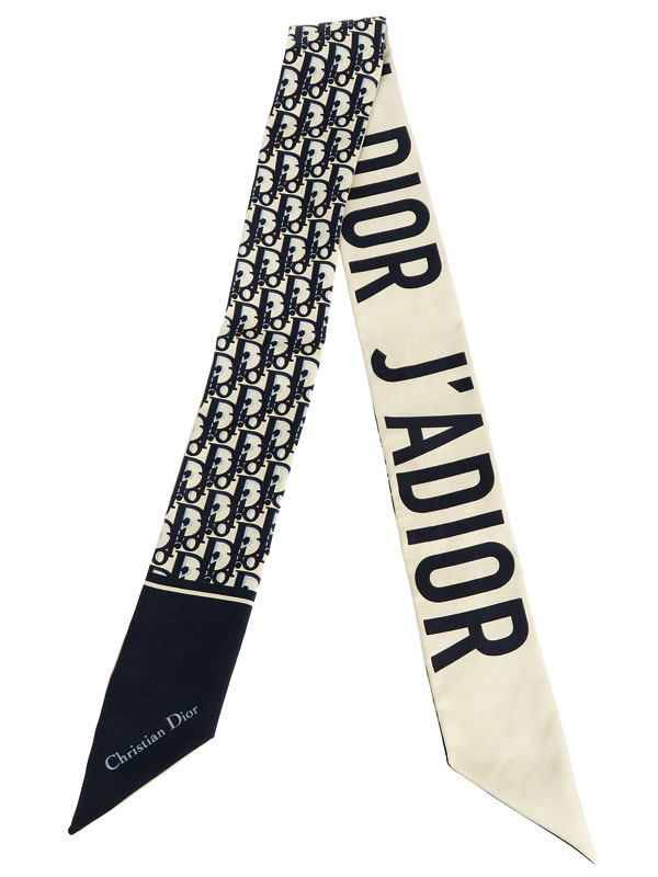 【Christian Dior】クリスチャンディオール『ミッツァ スカーフ オブリークシルク』レディース 1週間保証【中古】のサムネイル