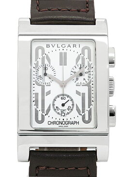 【BVLGARI】ブルガリ『レッタンゴロ クロノグラフ』RTC49S メンズ クォーツ 1週間保証【中古】