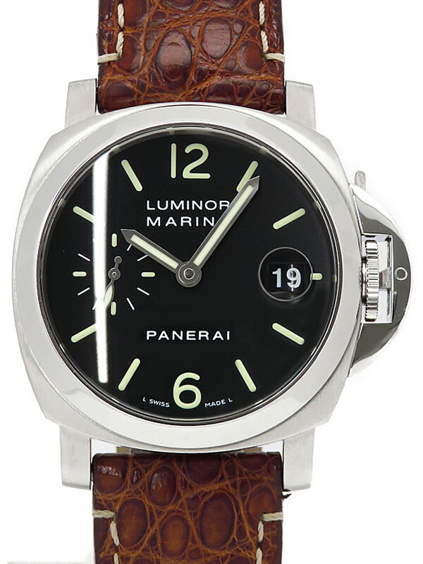 【PANERAI】パネライ『ルミノールマリーナ 40mm』PAM00048 H番’05年製 メンズ 自動巻き 6ヶ月保証【中古】