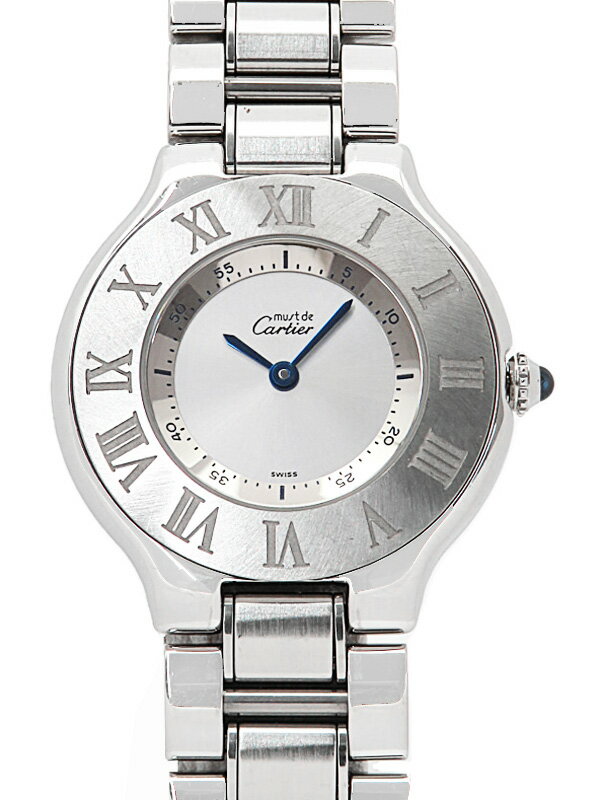 【Cartier】カルティエ『マスト21 ヴァンティアン LM』W10110T2 ボーイズ クォーツ ...