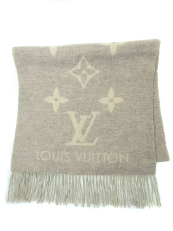 【LOUIS VUITTON】ルイヴィトン『エシャルプ・レイキャビック』M71126 レディース マフラー 1週間保証【中古