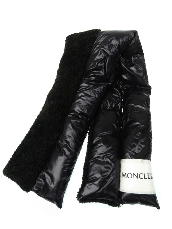 【MONCLER】モンクレール『フェイクファー切替 ダウンマフラー』G20933C00009 54AM6 2021 ユニセックス 1週間保証【中古】