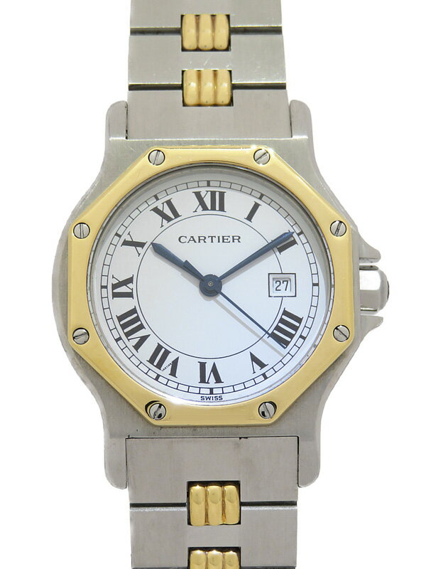 Cartier】カルティエ『サントスロンド オクタゴン LM ゴドロン