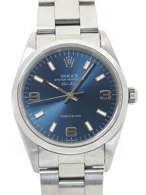 【ROLEX】ロレックス『エアキング』14000 W番’95年頃製 メンズ 自動巻き 12ヶ月保証【中古】