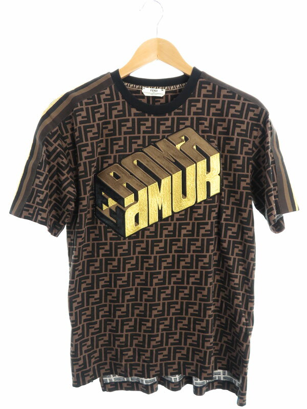 FENDIフェンディ ズッカ柄 Vネックポロシャツ スパッツ 2点 セット FENDIフェンディ ズッカ柄 Vネックポロシャツ スパッツ 2点 セット