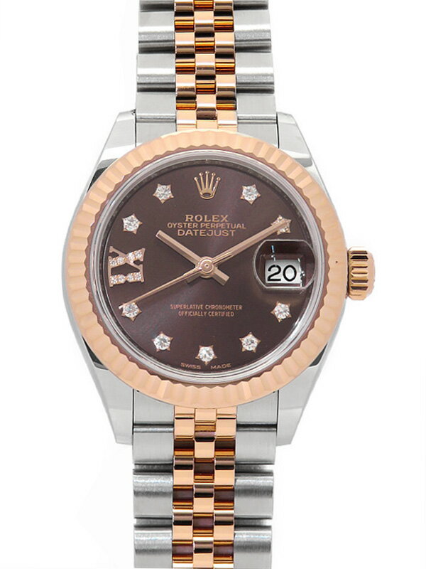 【ROLEX】ロレックス『デイトジャスト IX＆スターダイヤ』279171G ランダム番 レディース 自動巻き 12ヶ月保証【中古】