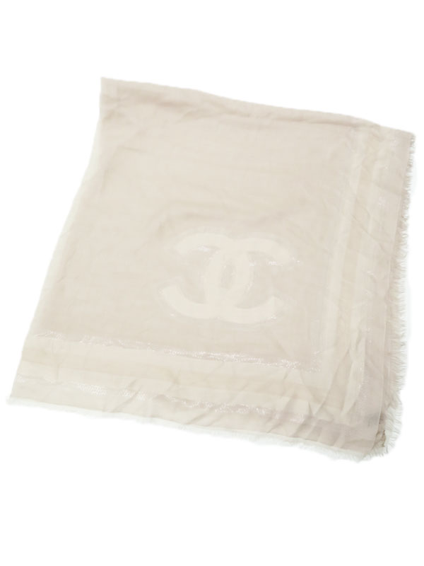【CHANEL】シャネル『ココマーク CCマーク ストール』レディース ショール 1週間保証【中古】のサムネイル