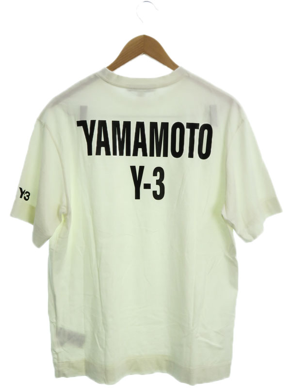 【Y-3】ワイスリー『バックロゴ 半袖Tシャツ sizeM/M』GK4360 メンズ 1週間保証【中古】