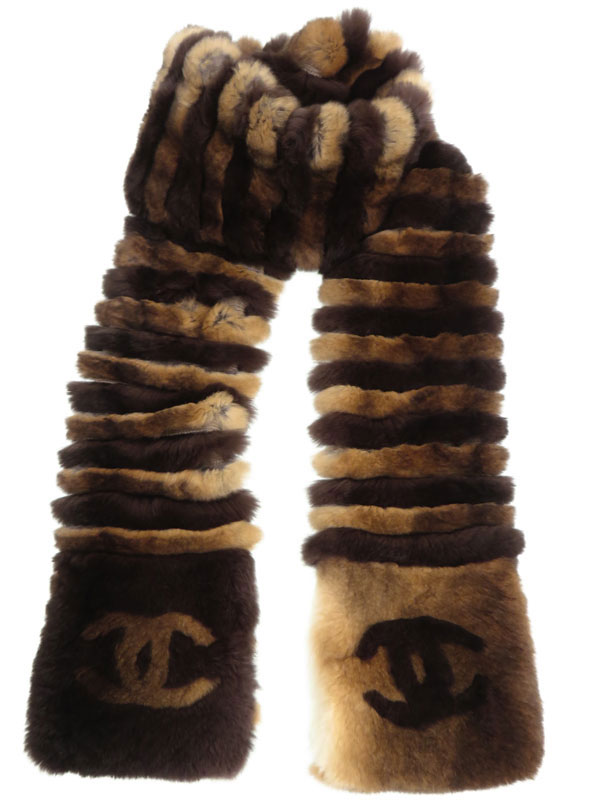 【CHANEL】シャネル『オリラグ ファーマフラー』レディース 1週間保証【中古】のサムネイル