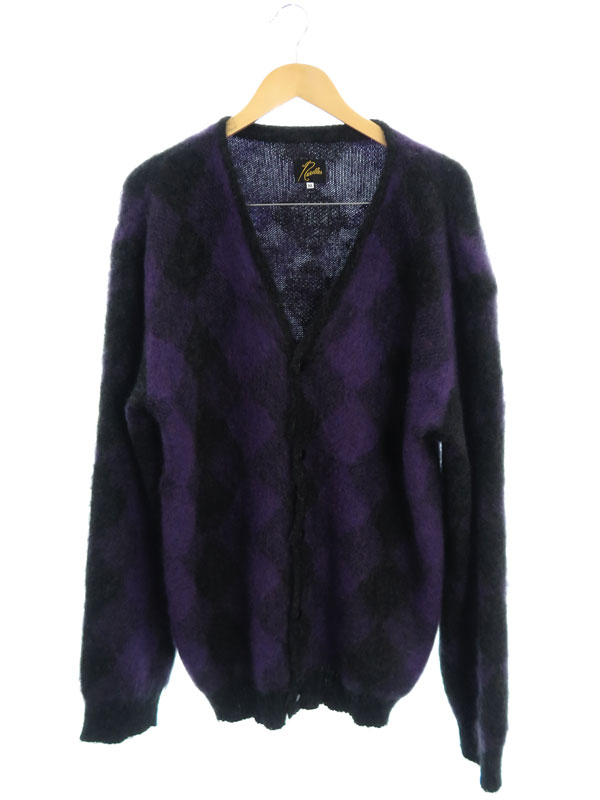 【Needles】ニードルス『MOHAIR CARDIGAN DIAMOND sizeXL』J0257 メンズ カーディガン 1週間保証【中古】