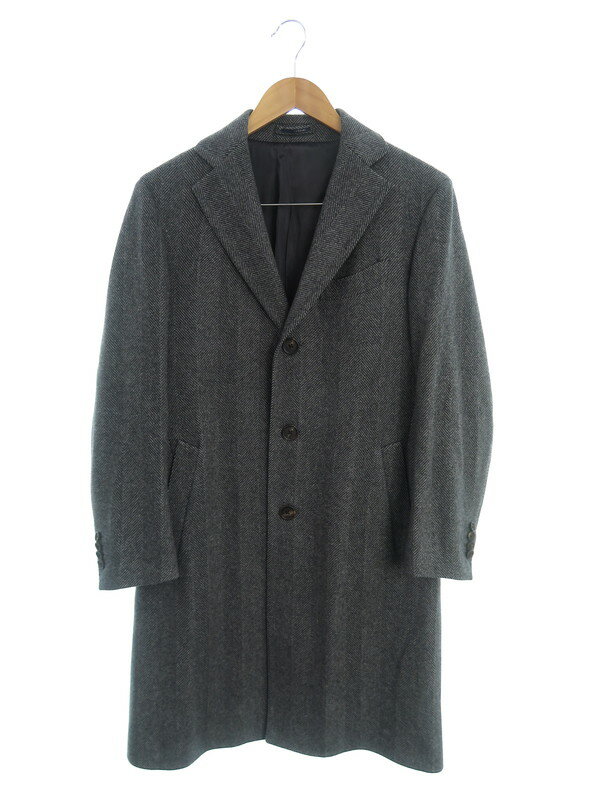 LARDINI】ラルディーニ『シングルチェスターコート size48 7REG LARDINI】ラルディーニ『シングルチェスターコート size48 7REG