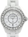 【CHANEL】シャネル『J12 ホワイトセラミック ダイヤ 38mm』H2430 メンズ クォーツ ...