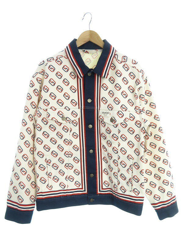 GUCCI】グッチ『ロゴ デニムジャケット size46』548722 XDAQZ GUCCI】グッチ『ロゴ デニムジャケット size46』548722 XDAQZ