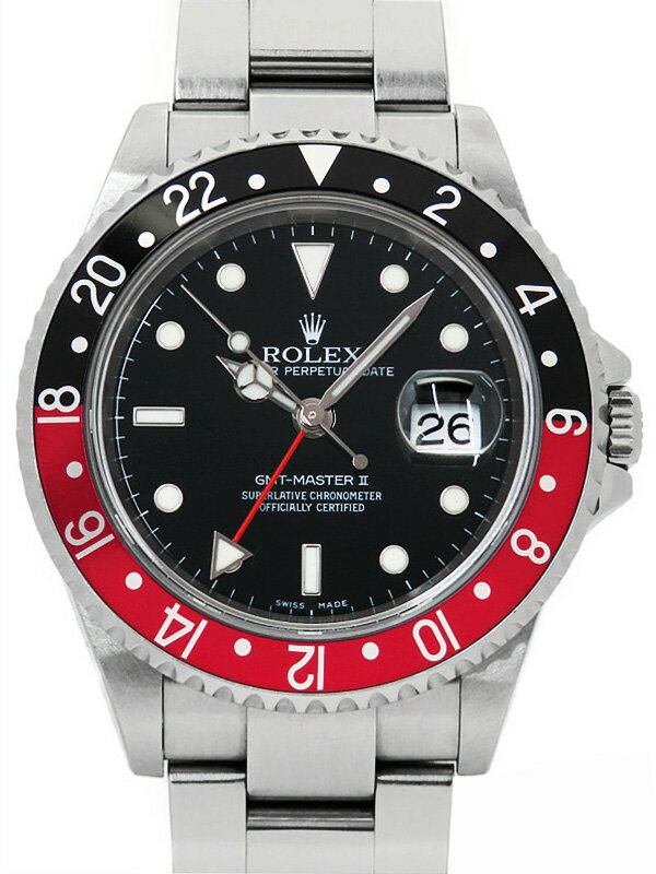 【ROLEX】ロレックス『GMTマスター2 赤×黒ベゼル』16710 Z番