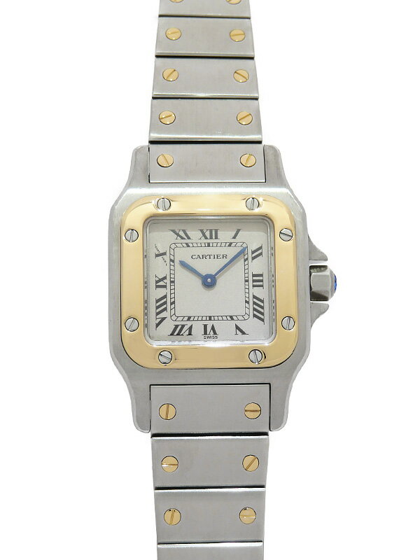 【Cartier】カルティエ『サントスガルべ SM』W20012C4 レディース クォーツ 3ヶ月保 ...