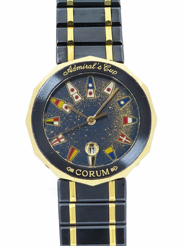 激安超特価 最大80%オフ CORUM】コルム『アドミラルズカップ ガンブルー』99.710.31 V-52 コルム