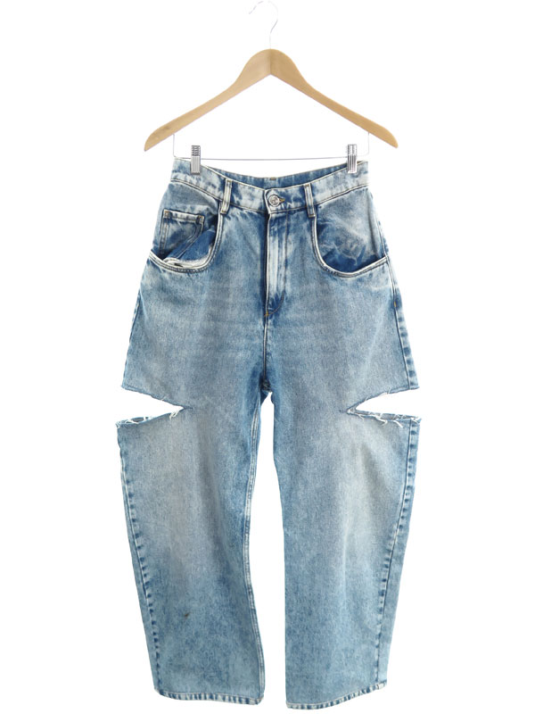 【Maison Margiela】メゾンマルジェラ『1 カットアウト スラッシュ デニム size40』S51LA0051 S30513 21SS レディース ジーンズ 1週間保証【中古】のサムネイル