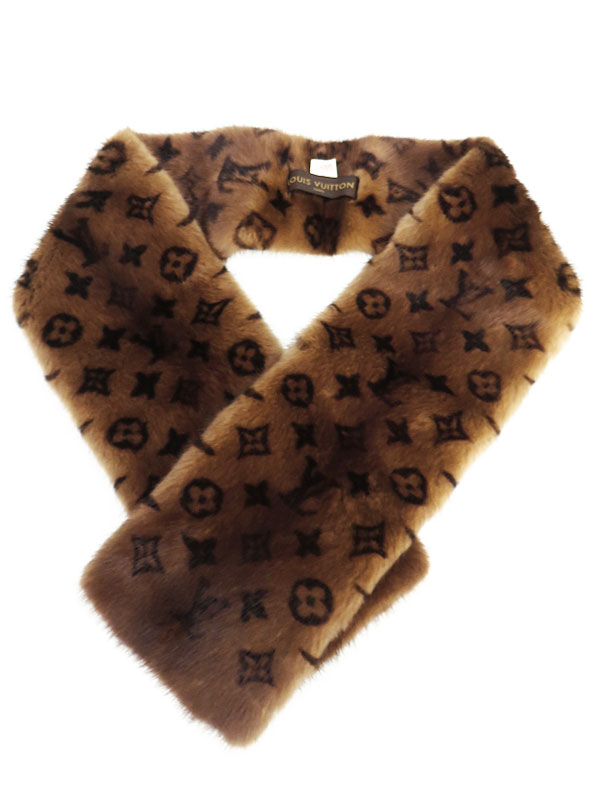 【LOUIS VUITTON】ルイヴィトン『エシャルプ・ヴィゾン』M72245 レディース ファーマフラー 1週間保証【中古】のサムネイル