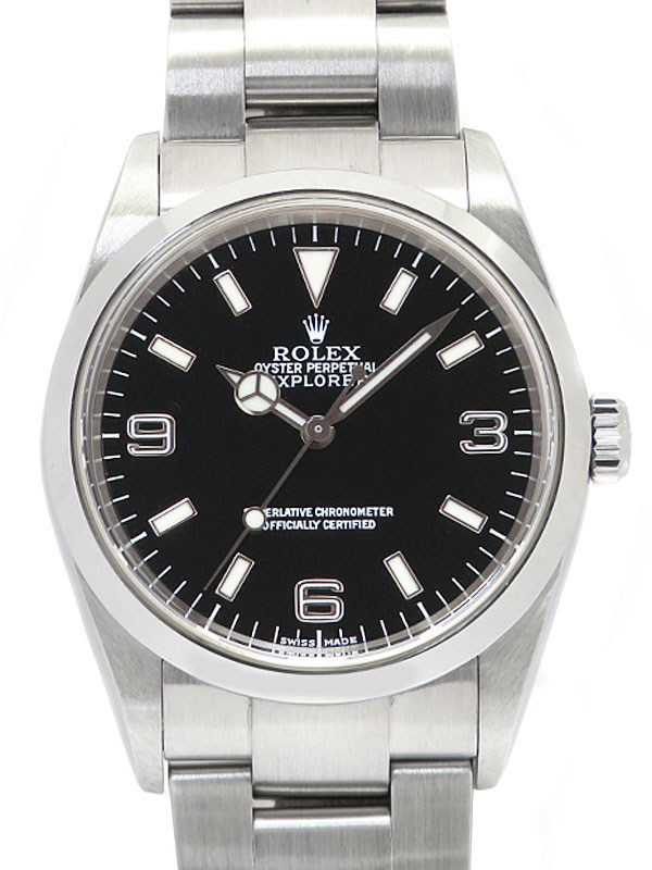 【ROLEX】ロレックス『エクスプローラー1』114270 K番’01年頃製 メンズ 自動巻き 12ヶ月保証【中古】