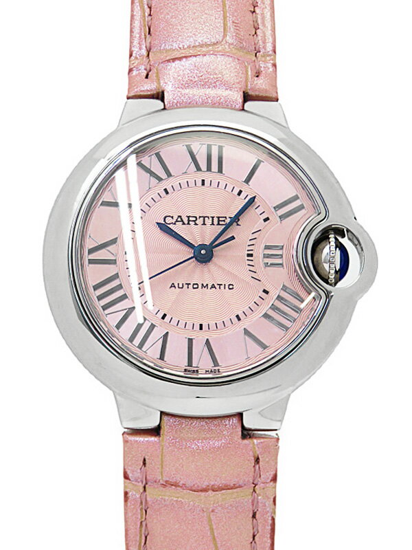 【Cartier】カルティエ『バロンブルー ドゥ カルティエ』WSBB0002 レディース 自動巻き 6ヶ月保証【中古】