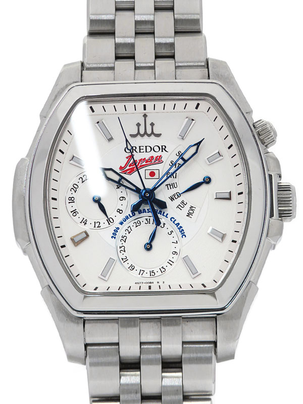 【SEIKO】セイコー『クレドール パシフィーク THE YOMIURI SHIMBUN』GCBG975 4S77-00B0 62****番 メンズ 自動巻き 3ヶ月保証【中古】のサムネイル