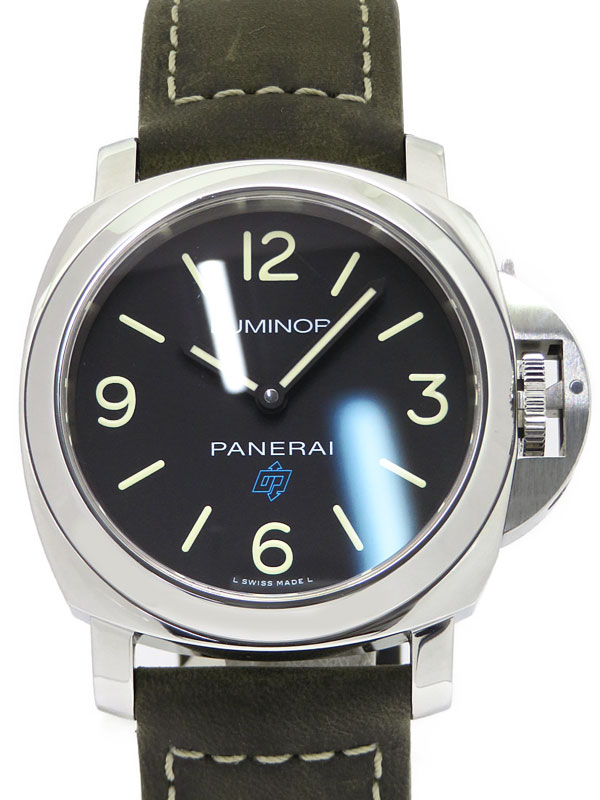 【PANERAI】パネライ『ルミノール ベース ロゴ 3デイズ アッチャイオ 44mm』PAM00774 U番’18年製 メンズ 手巻き 6ヶ月保証【中古】