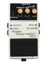 【BOSS】ボス『ノイズゲート』NS-2 コンパクトエフェクター 1週間保証【中古】 名　称 ノイズゲート 型　番 NS-2 種　類 コンパクトエフェクター 付属品 なし 保証期間 1週間保証 ランク B 品 状　態 傷、塗装剥がれ、色ヤケが見られます。ペダル下ゴムパーツが欠品しています。PSA仕様です。 動作は確認済みで、各コントロール問題なく動作します。 電源は9V電池か、別売り9Vアダプターです。