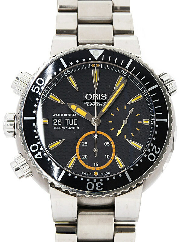 【ORIS】オリス『ダイバーズ クロノグラフ カルロス コステ』678 7598 7184M メンズ ...