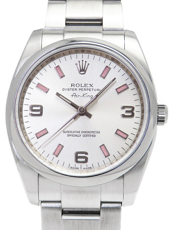 【ROLEX】ロレックス『エアキング』114200 Z番’06年頃製 メンズ 自動巻き 12ヶ月保証【中古】