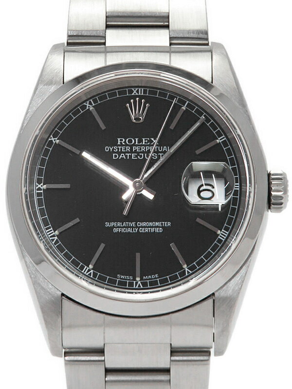 【ROLEX】ロレックス『デイトジャスト』16200 A番’99年頃製 メンズ 自動巻き 12ヶ月保証【中古】のサムネイル