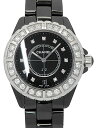 【CHANEL】シャネル『J12 ブラックセラミック 38mm ダイヤモンド』H2428 メンズ ク ...