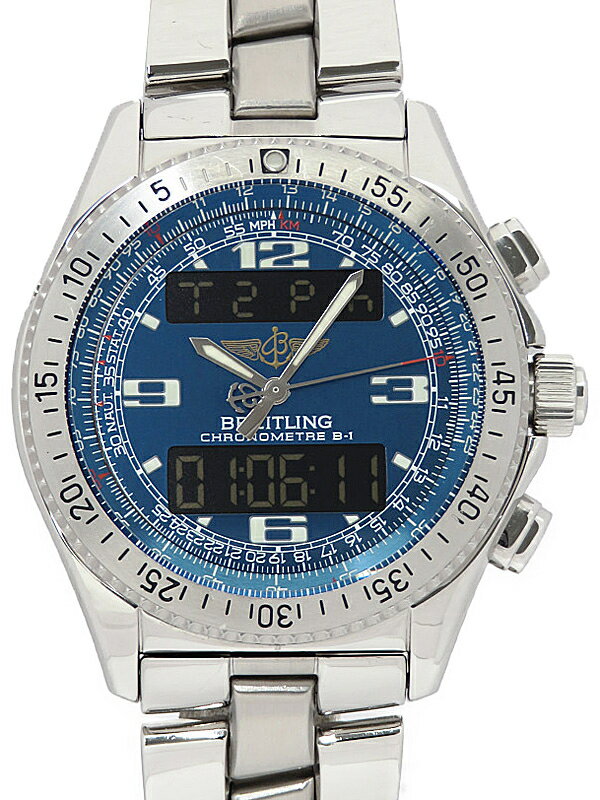 祝開店!大放出セール開催中 BREITLING】ブライトリング『B-1 アナデジ』A78362 クロノグラフ その他
