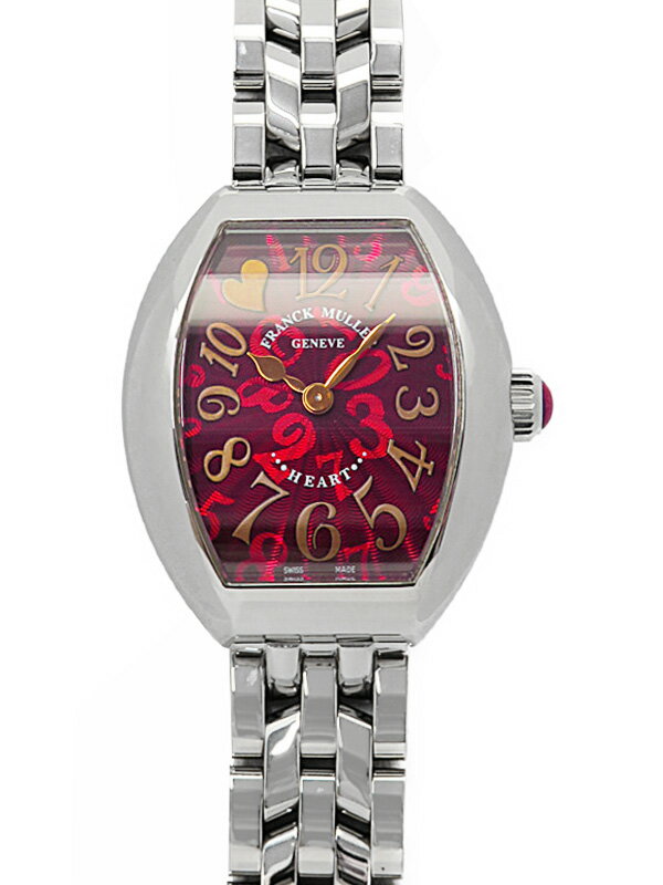 【FRANCK MULLER】フランクミュラー『ハート トゥ ハート』5002SQZC11HJRED AC レディース クォーツ 3ヶ月保証【中古】