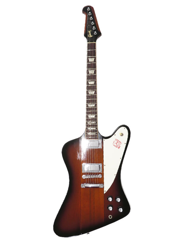 【Gibson】ギブソン『エレキギター』Firebird V 1996年製 1週間保証【中古】 名　称 エレキギター 型　番 Firebird V 年　式 1996年製 種　類 エレキギター 材　質 ボディ：マホガニー ネック：マホガニー/ウォルナット フィンガーボード：ローズウッド ピックアップ：オリジナルピックアップ 重　量 約3.81kg ギャランティー 販売店印有 付属品 オリジナルハードケース 保証期間 1週間保証 ランク AB品 状　態 【ネック】：ストレート 【フレット】：約7割 【トラスロッド】：余裕あり 【ナット幅】：約43.2mm ・ボディ、ヘッドなどに小傷、スレ、小打痕が見られます。 ・ボディバックにバックル傷が多く見られます。 ・金属パーツにくすみ、腐食が見られます。 専門の工房にて、フレットのすり合わせ、ナット交換及びネックのセットアップを含むメンテナンス済みで、 プレイヤーズコンディションには特に目立った問題はありません。