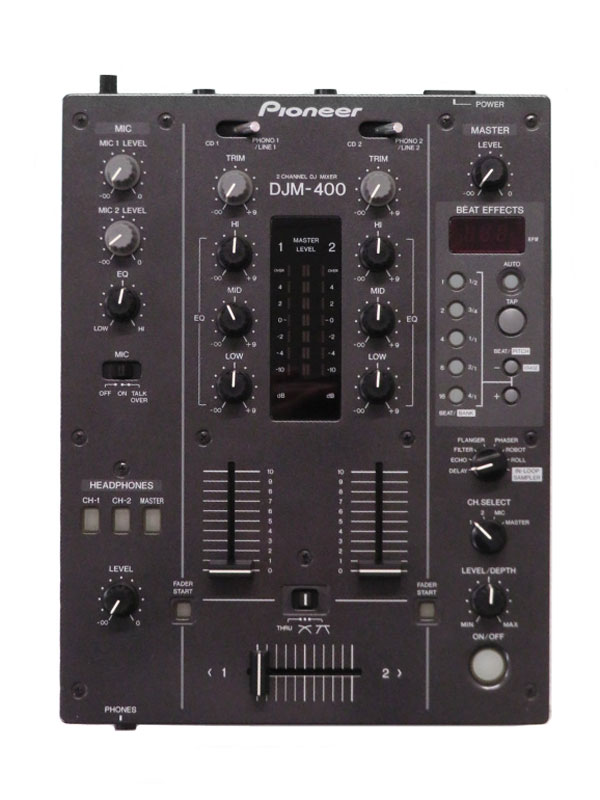 【Pioneer】パイオニア『DJミキサー』DJM-400 1週間保証【中古】