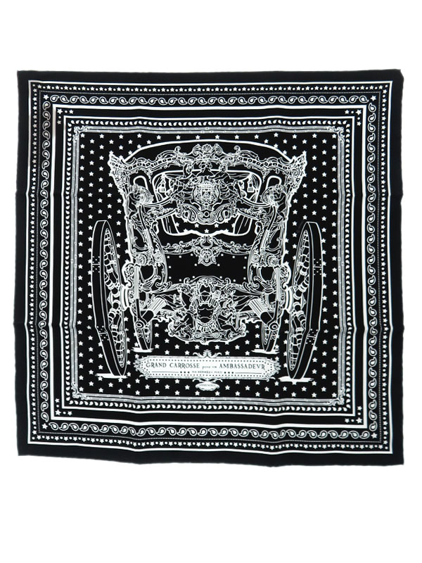 【HERMES】エルメス『カレ55 バンダナ 大使の偉大な運送 Grand Carrosse pour vn Ambassadeur』レディース スカーフ 1週間保証【中古】のサムネイル