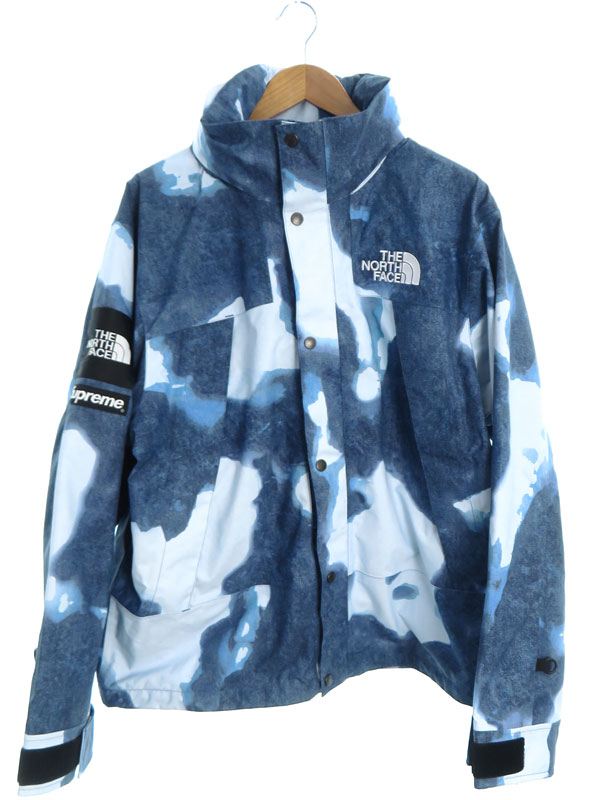 ySupremezVv[wm[XtFCX Bleached Denim Print Mountain Jacket sizeL GxNP52100I 21FW iC}EeWPbg 1Tԕۏ؁yÁz