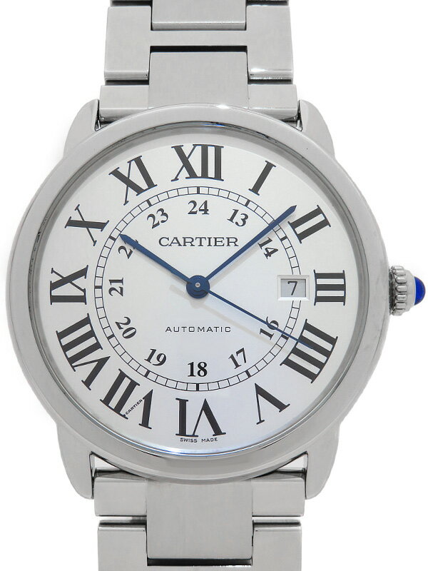 【Cartier】カルティエ『ロンドソロ XL』W6701011 メンズ 自動巻き 6ヶ月保証【中古】