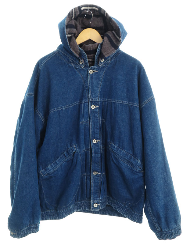 テンダーロイン『DENIM BLANKET HOODED JACKET sizeX-LARGE』メンズ デニムジャケット 1週間保証