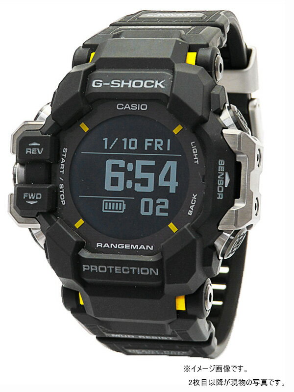 【CASIO】カシオ『G-SHOCK Gショック マスターオブG レンジマン』GPR-H1000-1JR メンズ ソーラー電波GPS 1ヶ月保証【中古】