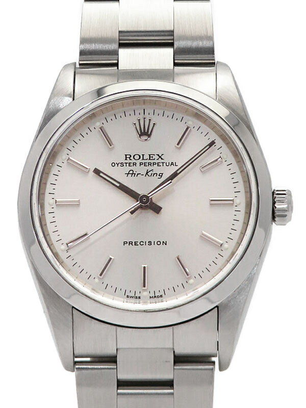 【ROLEX】ロレックス『エアキング』14000M F番’04年頃製 メンズ 自動巻き 12ヶ月保証 ...
