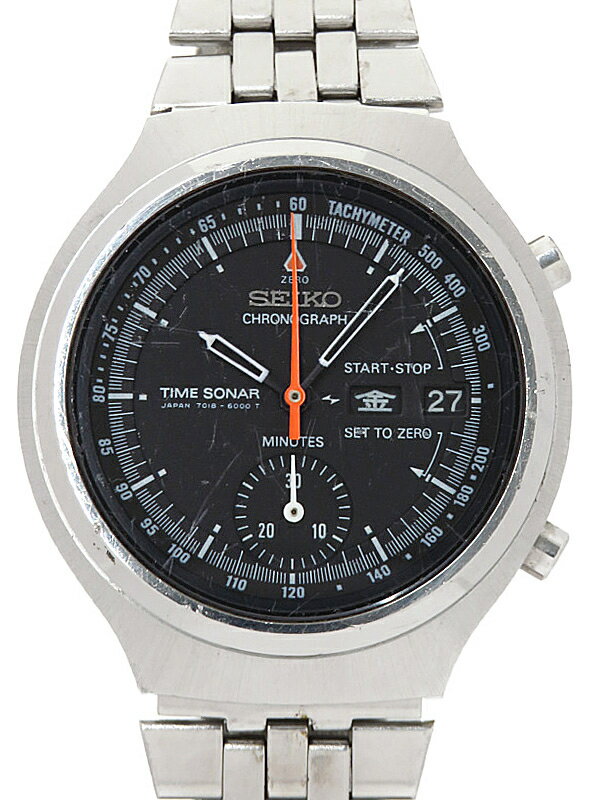 SEIKO】セイコー『TIMESONAR タイムソナー』7018-6000 メンズ SEIKO】セイコー『TIMESONAR タイムソナー』7018-6000 メンズ