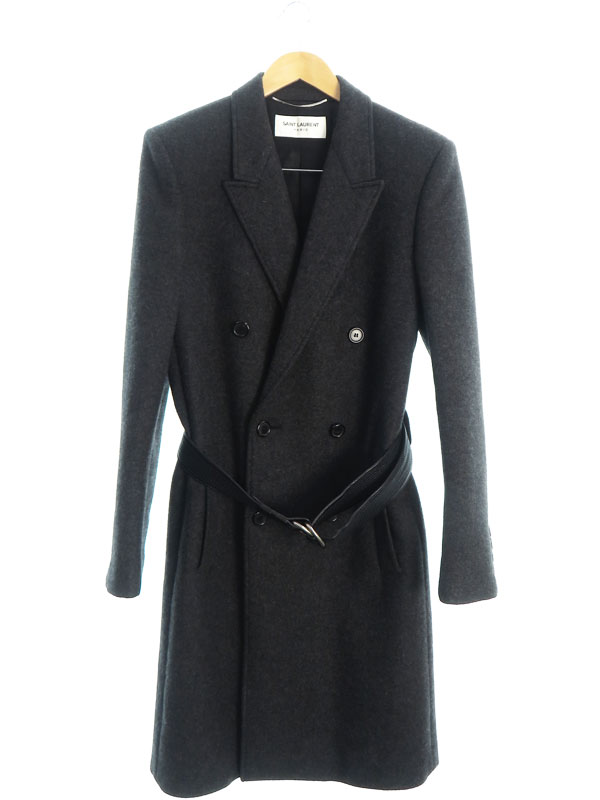 SAINT LAURENT PARIS】サンローランパリ『カシミヤ ダブルコート SAINT LAURENT PARIS】サンローランパリ『カシミヤ ダブルコート