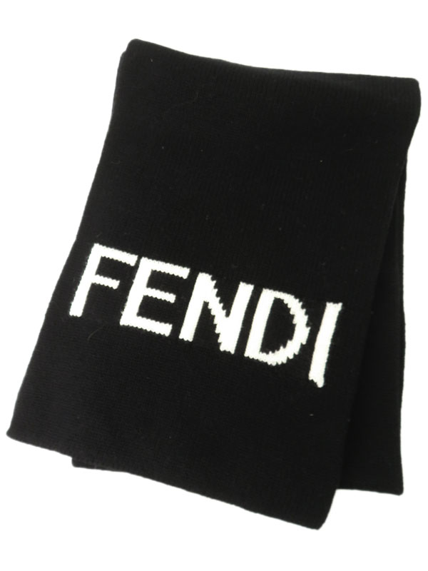 FENDI】フェンディ『ロゴ ウールマフラー』FXS124 AI4F メンズ FENDI】フェンディ『ロゴ ウールマフラー』FXS124 AI4F メンズ