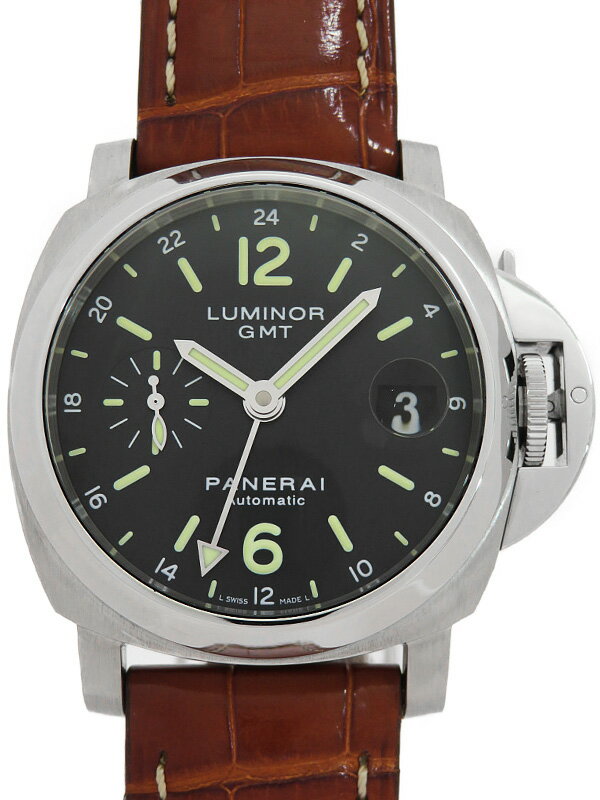 【PANERAI】パネライ『ルミノールGMT 40mm』PAM00244 K番’08年製 メンズ 自 ...